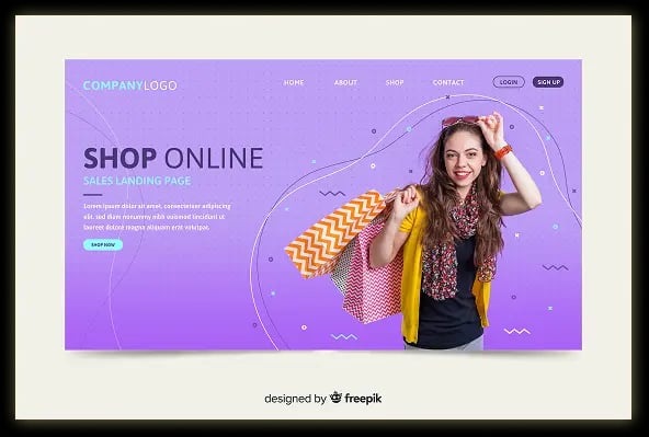 نمونه طراحی سایت فروشگاه آنلاین پوشاک