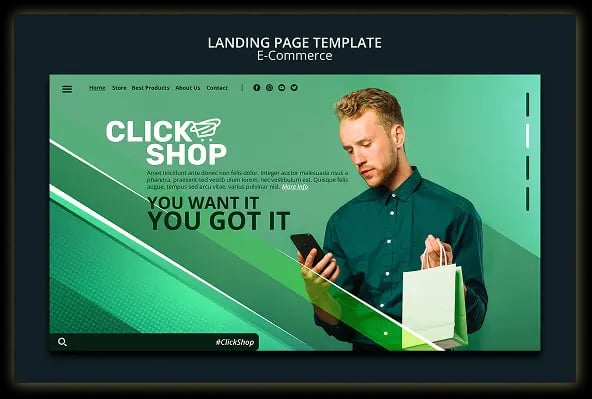 نمونه طراحی سایت فروشگاه لوازم الکترونیک