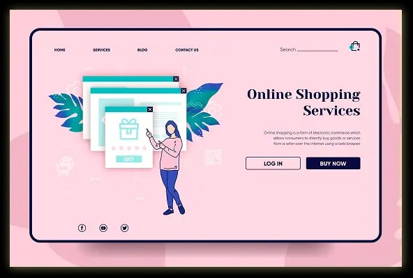 نمونه طراحی سایت فروشگاه کتاب